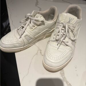 White Designer Men's Sneakers